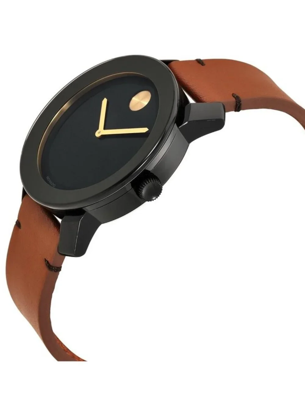 NWT Movado Bold Black Museum Dial Men's Watch